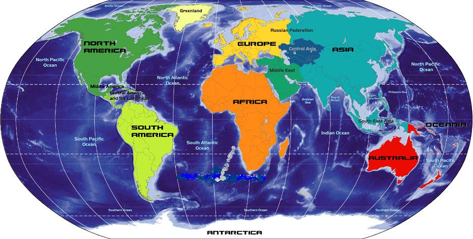 Continents. Formation of the Continents. Facts about the Continents